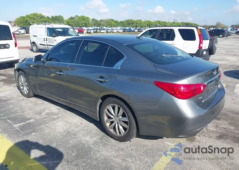 2015 Infiniti Q50 Premium из США, поврежденный, VIN JN1BV7AR1FM419849